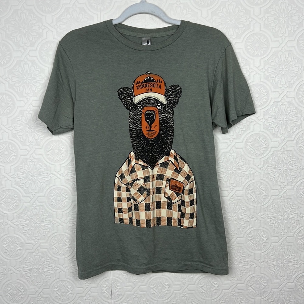 Duckco Graphic Tshirt Minnesota MN Mountains Bear Animal Nature National Park